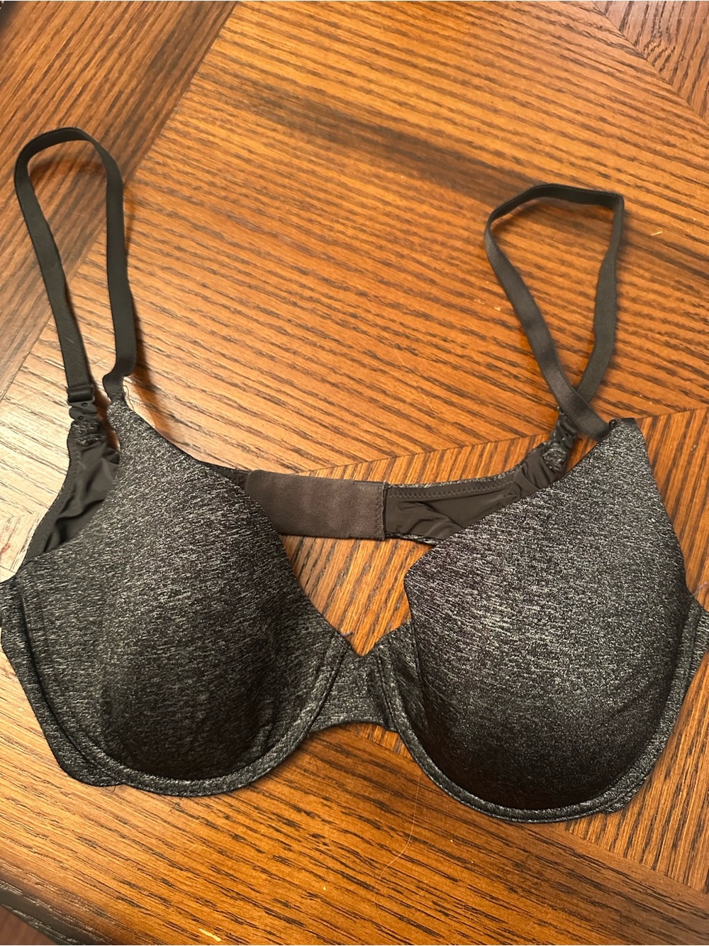 Victoria's Secret Gray Heather uplift semi/demi bra size 34C